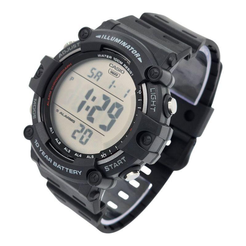 Reloj Casio AE-1500WH-1AV Deportivo Color Del Bisel Negro/plateado Color Del Fondo Gris resina-2