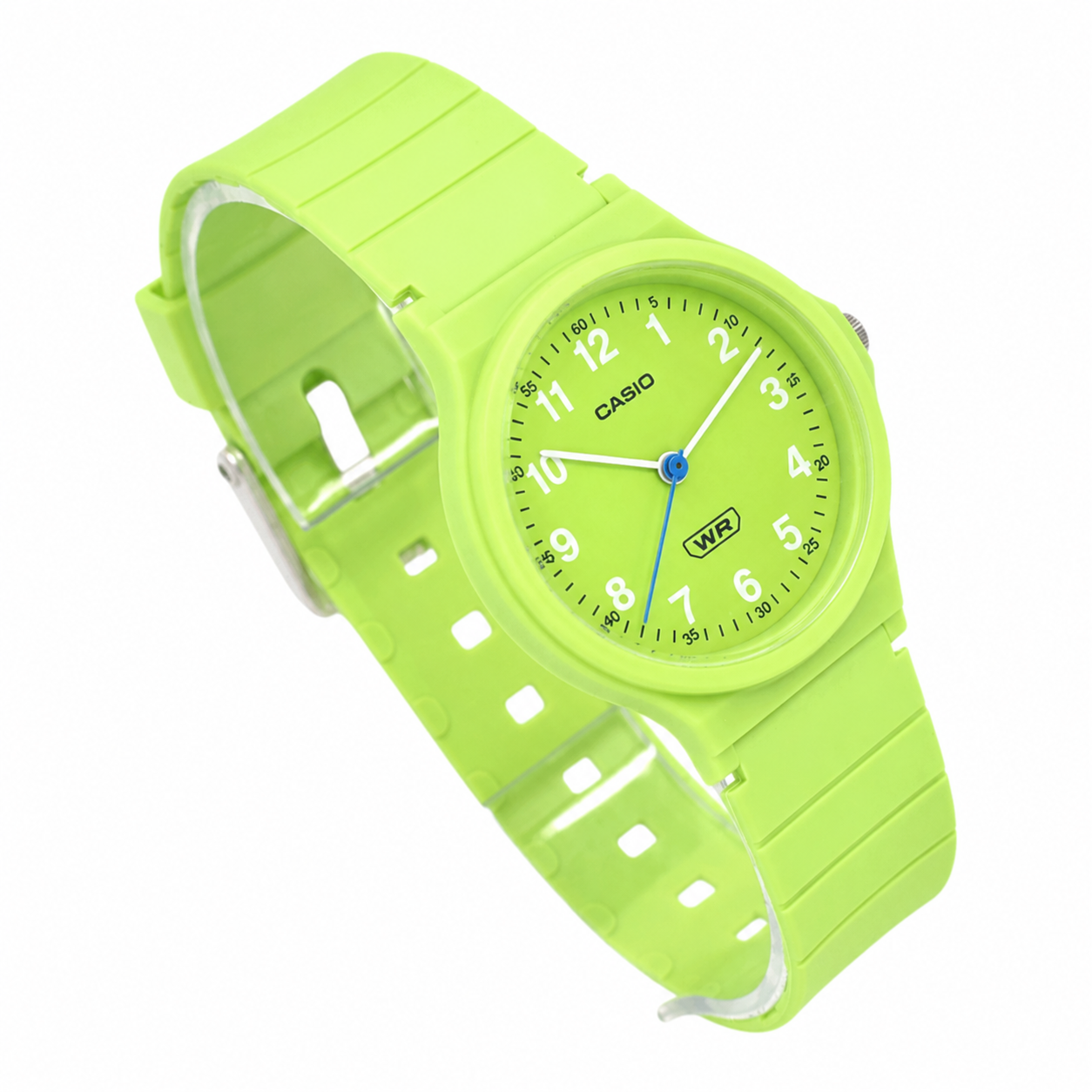 Reloj Casio dama LQ-24B-3B correa resina verde-1