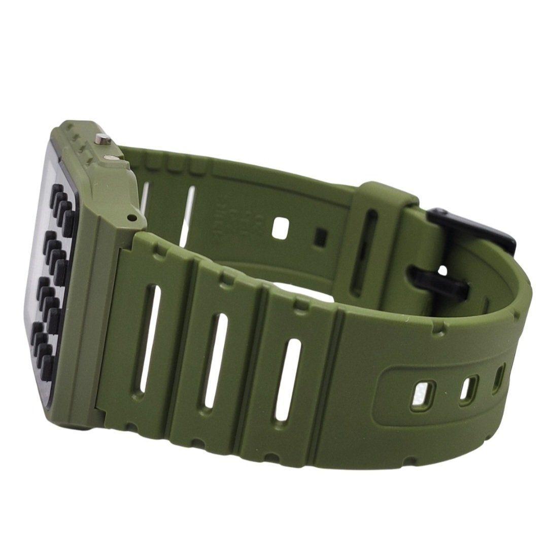 Reloj Casio Calculadora Ca-53wf-3b verde resina-3