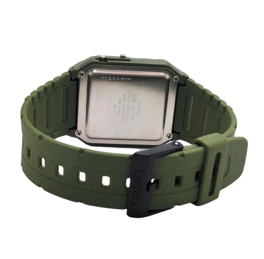 Reloj Casio Calculadora Ca-53wf-3b verde resina-4