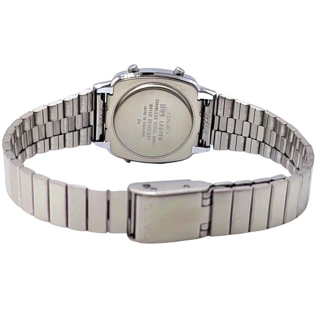 Reloj Casio Dama Retro Vintage LA-670WA-1D acero inoxidable-4