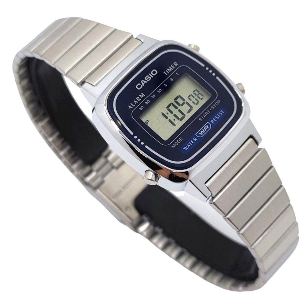 Reloj Casio Dama Retro Vintage LA-670WA-1D acero inoxidable-5
