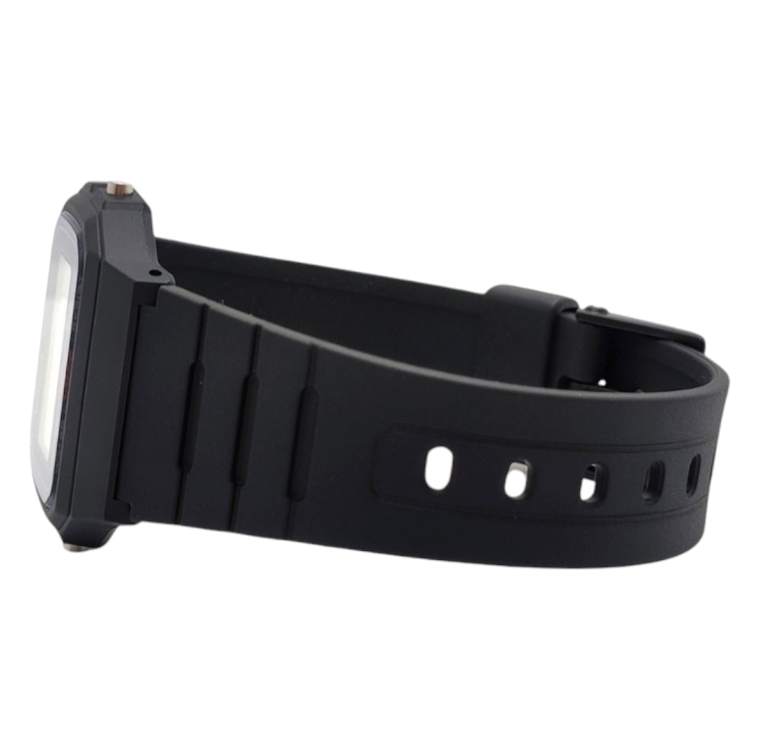 Reloj De Pulsera Casio Colección F-91W-1D correa resina negro marco negro-3