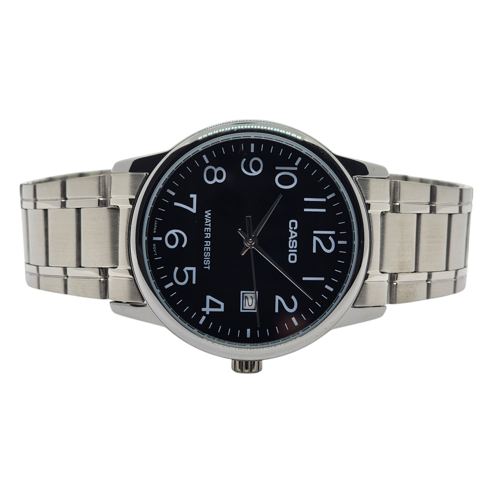 Reloj Pulsera Casio Mtp-v002d-1b Con Correa De Acero Inoxidable-3