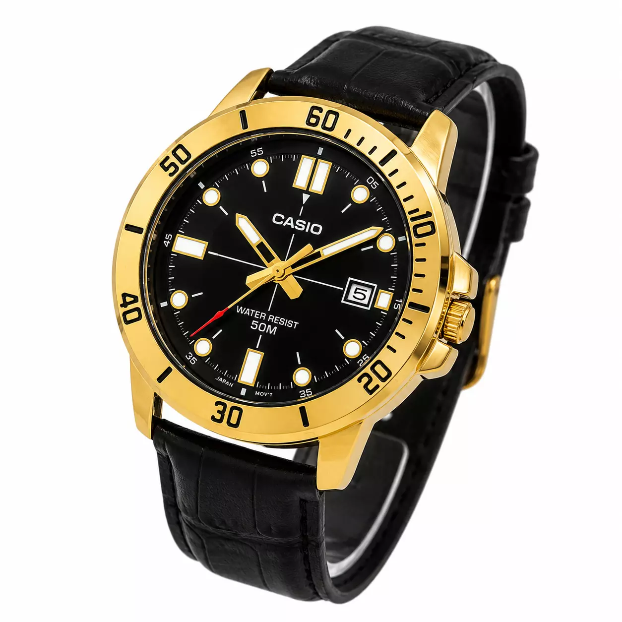 Reloj Pulsera Casio MTP-VD01GL-1EV esfera dorada-2