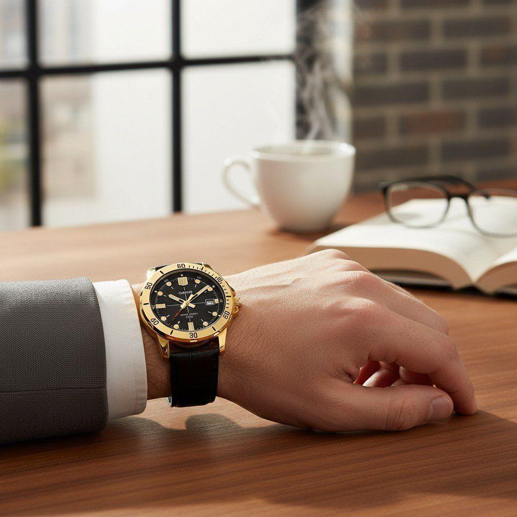 Reloj Pulsera Casio MTP-VD01GL-1EV esfera dorada-4
