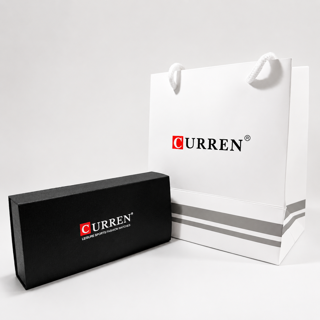 Reloj Curren para dama 9081A-4 Cuero borgoña con esfera oscura-3