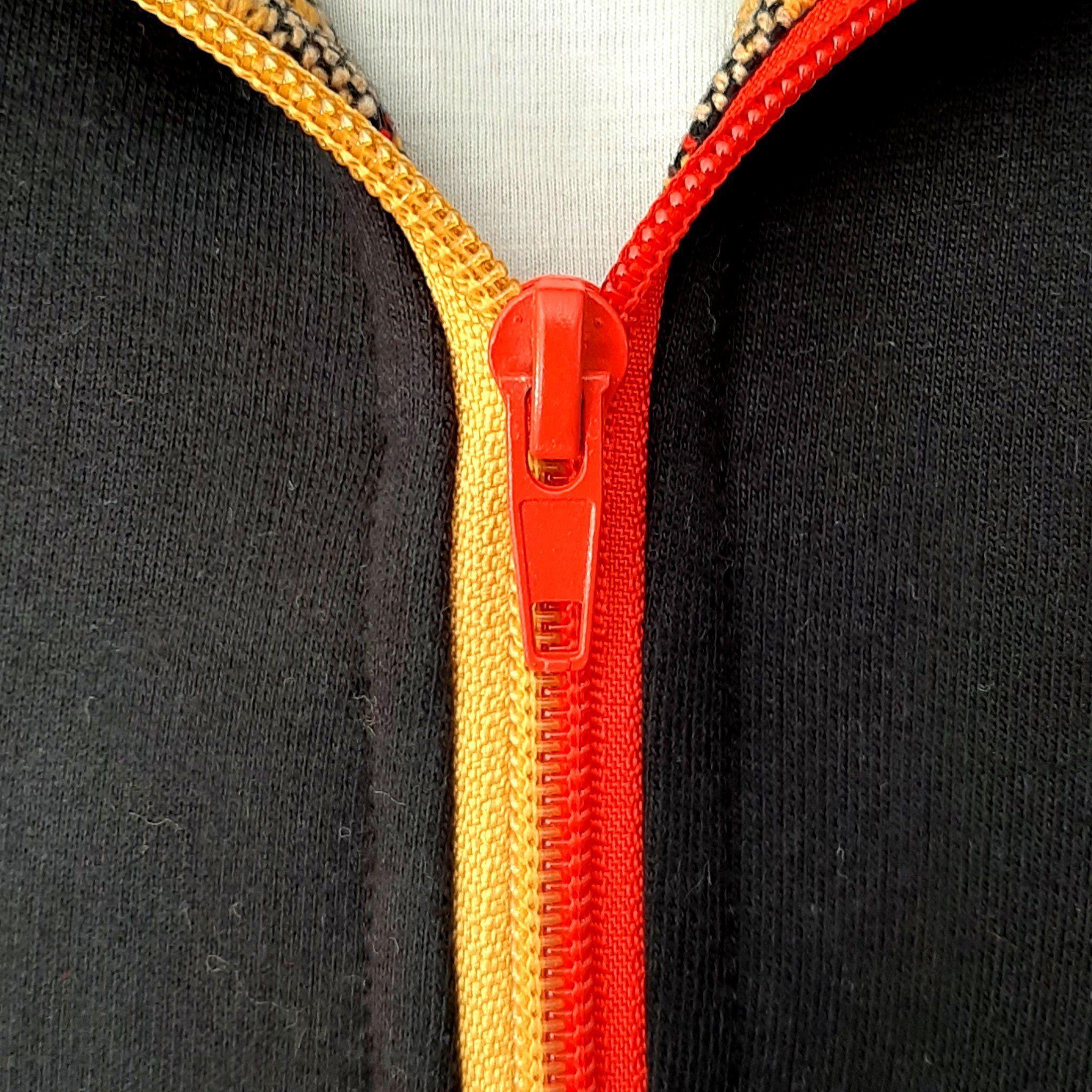 Polerón Jagube Hombre Negro Amarillo-3