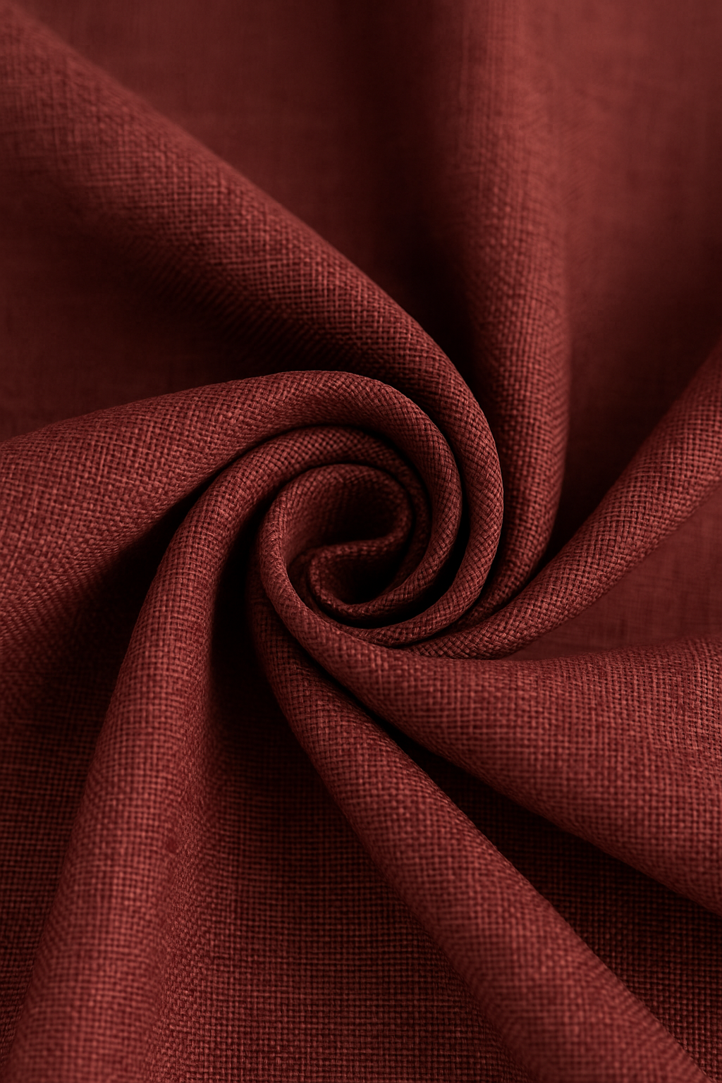 2 Cortinas Blackout Engomadas de Lino 140x220 cm Color Burdeo-4