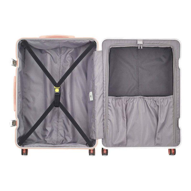 MALETA GRANDE 76 cm. DELSEY BASTILLE 2.0 ROSA PEONY-2