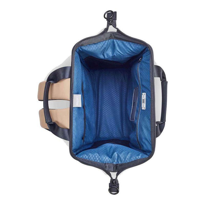 MOCHILA PORTANOTEBOOK IMPERMEABLE 14" DELSEY TURENNE SOFT BEIGE-2