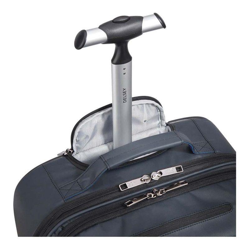 MOCHILA CON CARRO 17,3" DELSEY PARVIS PLUS GRIS PLATA-3