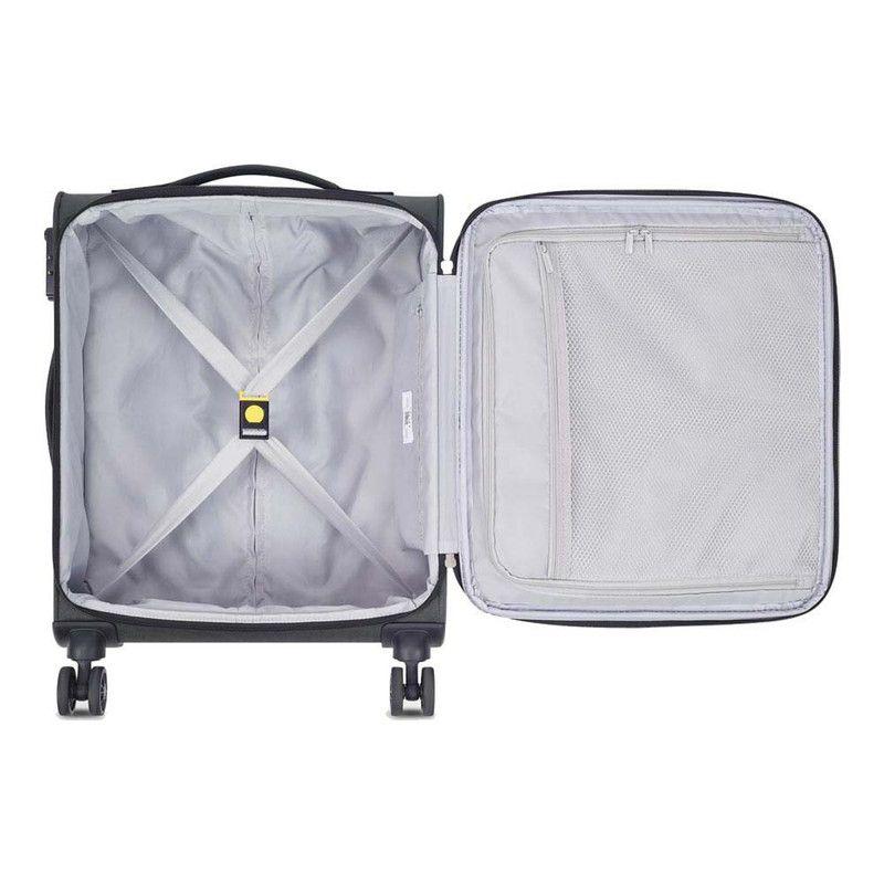 MALETA DE CABINA 56 cm. SLIM DELSEY PIN UP NEGRO-2