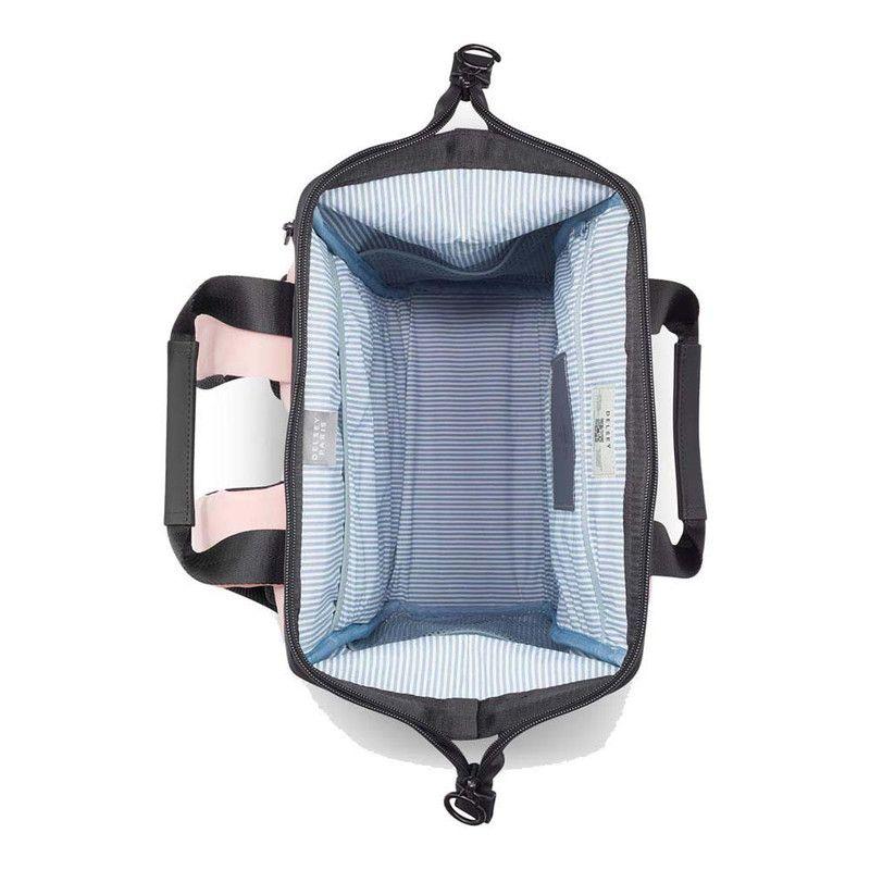 MOCHILA PORTANOTEBOOK IMPERMEABLE 14" DELSEY TURENNE SOFT ROSA-2