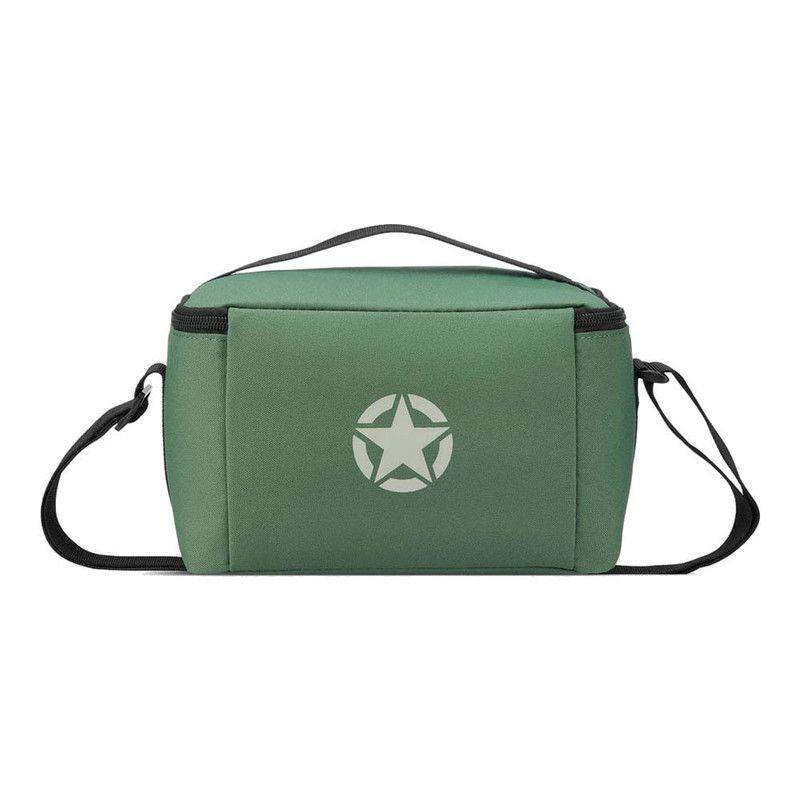 LONCHERA ESCOLAR ISOTÉRMICA JEEP BY DELSEY 14D VERDE-3