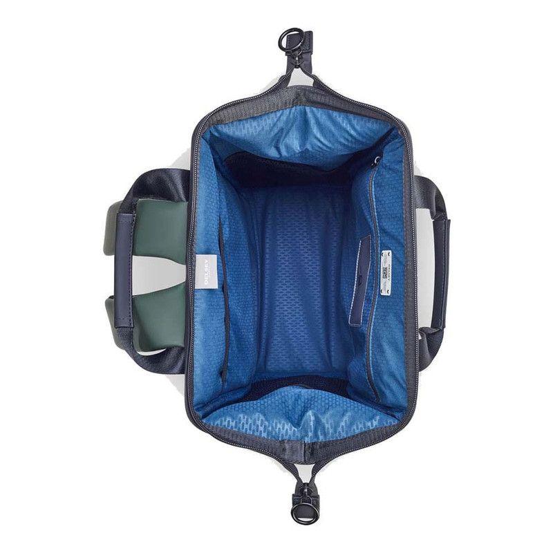MOCHILA PORTANOTEBOOK IMPERMEABLE 14" DELSEY TURENNE SOFT VERDE-2