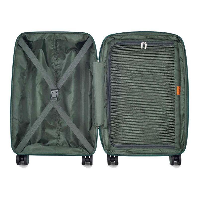 MALETA DE CABINA EXPANDIBLE 55 cm. SECURITECH DUNE by DELSEY VERDE-2