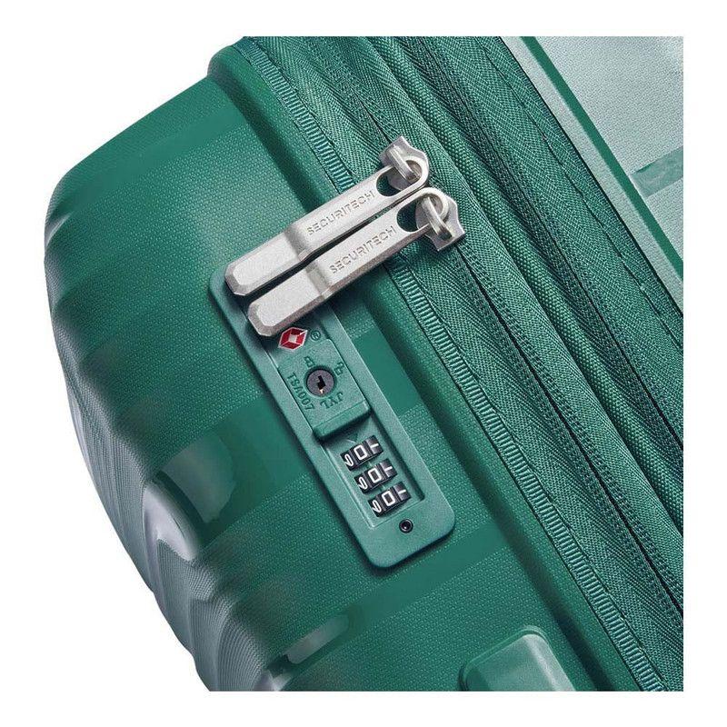 MALETA DE CABINA EXPANDIBLE 55 cm. SECURITECH DUNE by DELSEY VERDE-6