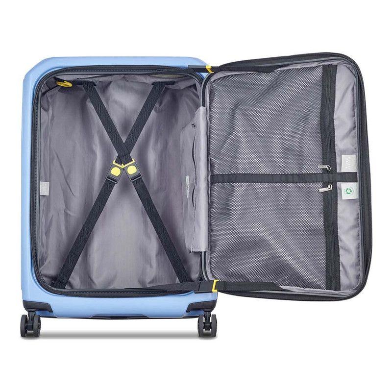 MALETA MEDIANA RIGIDA CON TAPA  66 cm. DELSEY SECURITIME CELESTE-2