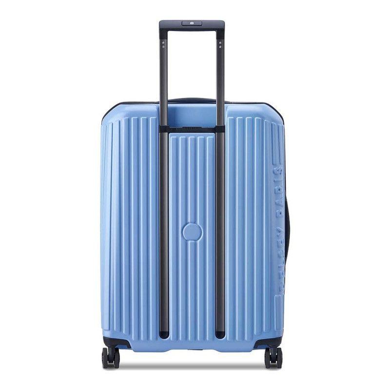 MALETA MEDIANA RIGIDA CON TAPA  66 cm. DELSEY SECURITIME CELESTE-4