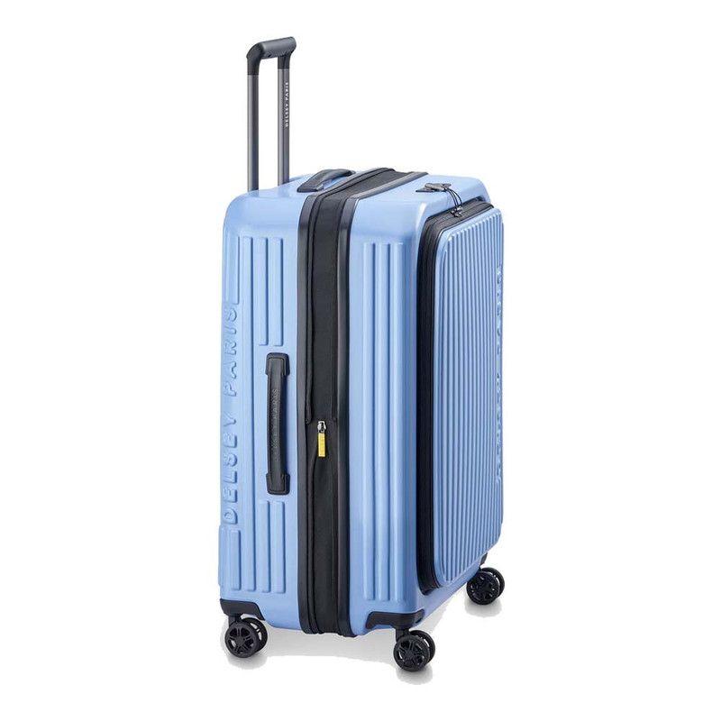 MALETA MEDIANA RIGIDA CON TAPA  66 cm. DELSEY SECURITIME CELESTE-9