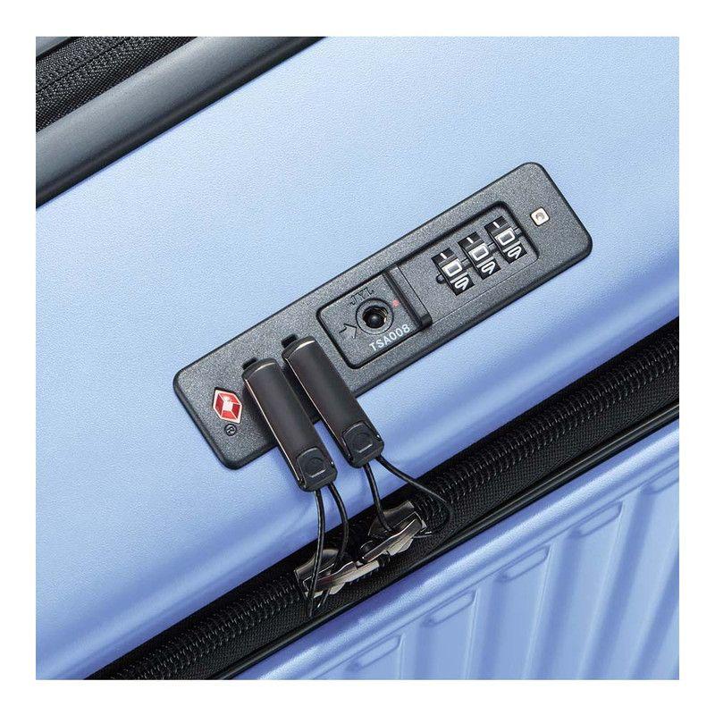 MALETA GRANDE RIGIDA CON TAPA  76 cm. DELSEY SECURITIME CELESTE-8