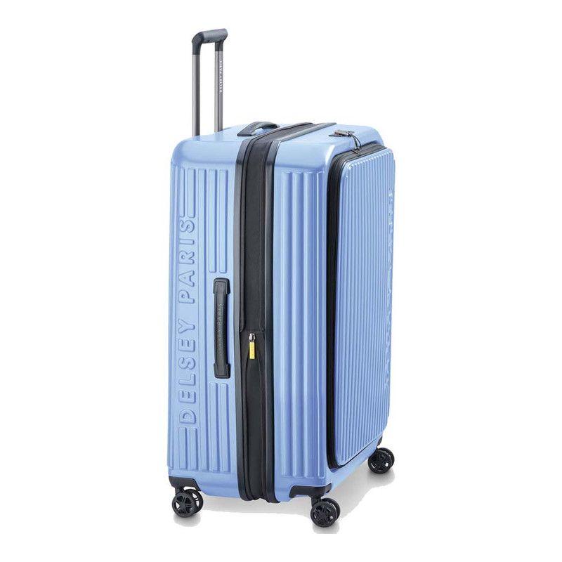 MALETA GRANDE RIGIDA CON TAPA  76 cm. DELSEY SECURITIME CELESTE-9