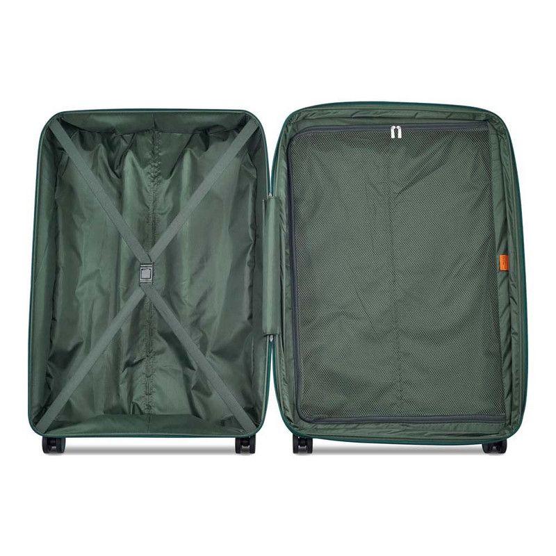 MALETA GRANDE EXPANDIBLE 76 cm. SECURITECH DUNE by DELSEY VERDE-2
