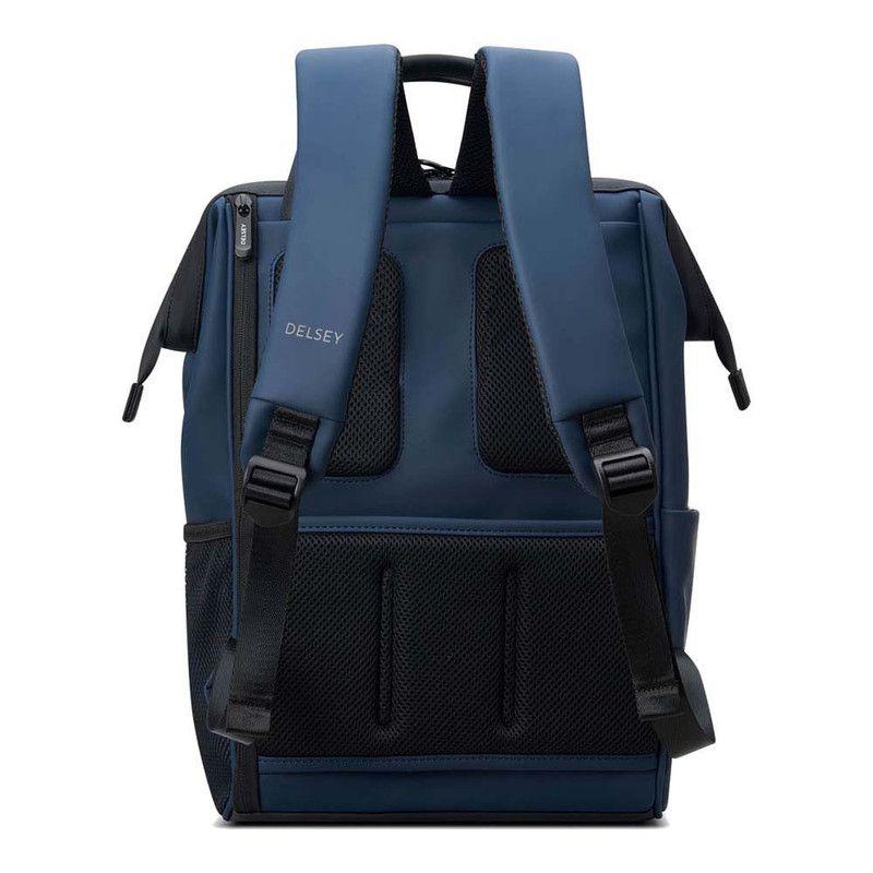 MOCHILA PORTANOTEBOOK IMPERMEABLE 14" DELSEY TURENNE SOFT AZUL-3