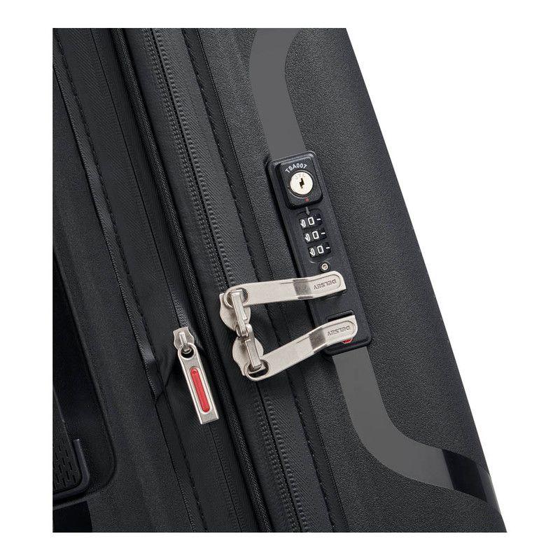 MALETA MEDIANA EXPANDIBLE 70 cm. DELSEY CLAVEL NEGRO-6