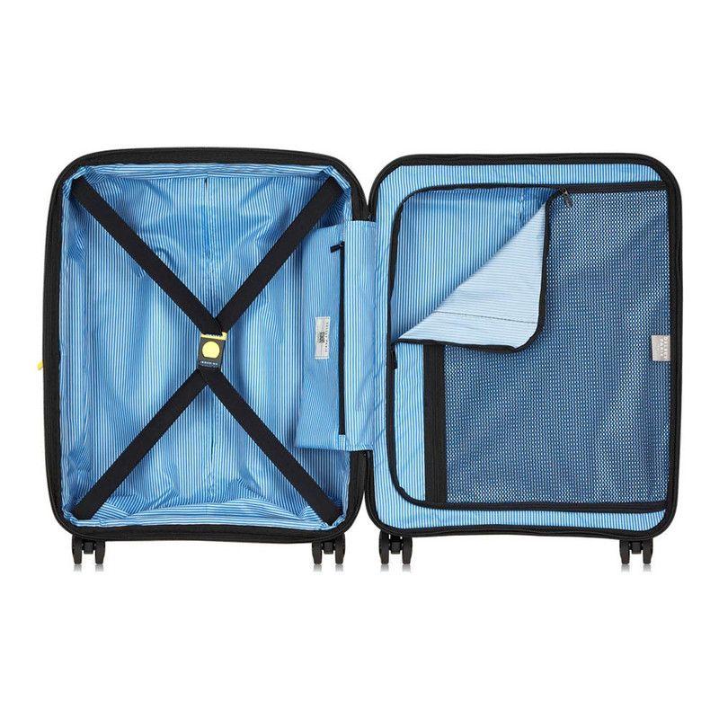 MALETA DE CABINA SLIM EXPANDIBLE 55 cm. DELSEY LUTECE CELESTE-2