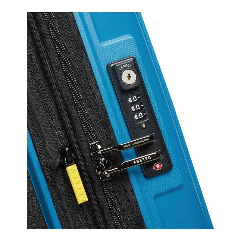 MALETA DE CABINA SLIM EXPANDIBLE 55 cm. DELSEY LUTECE CELESTE-6