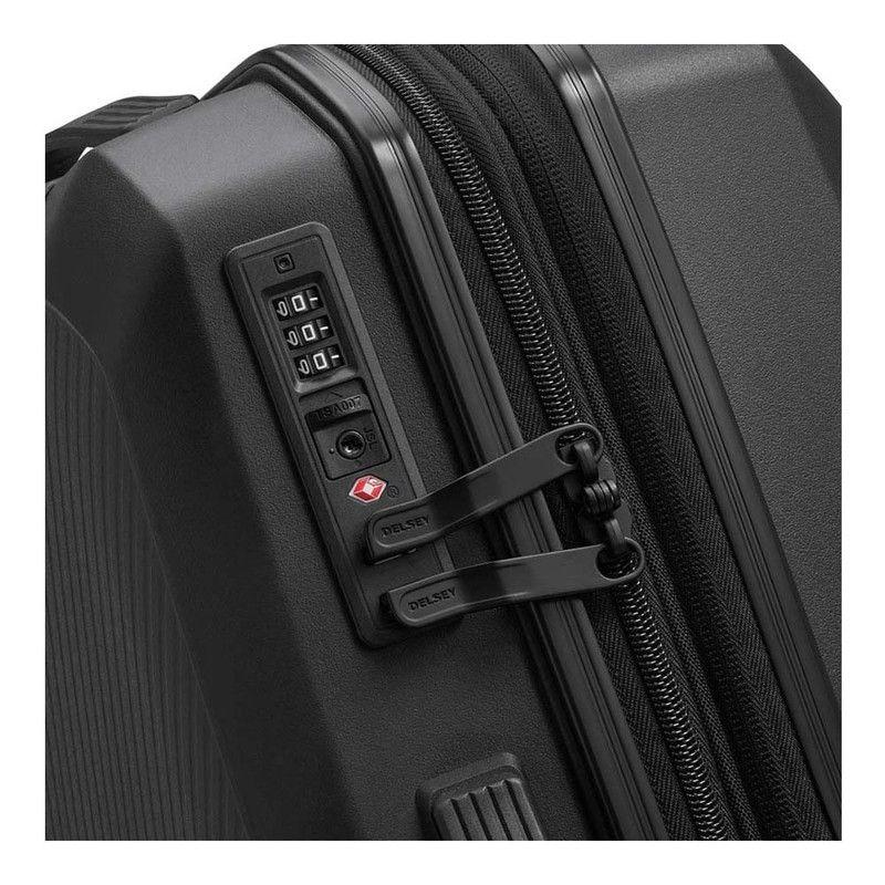 MALETA DE CABINA EXPANDIBLE 55 cm. DELSEY ANVERS NEGRO-6