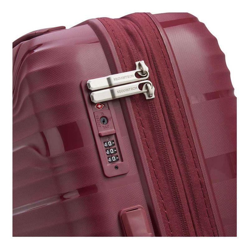 MALETA DE CABINA EXPANDIBLE 55 cm. SECURITECH DUNE by DELSEY ROJO-6