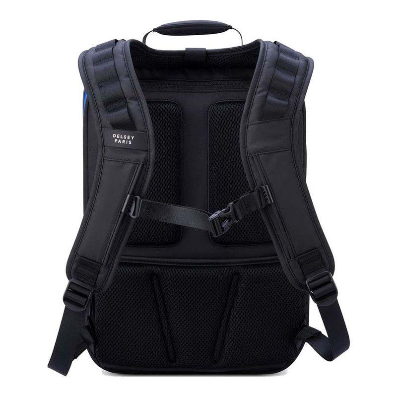 MOCHILA HÍBRIDA PORTANOTEBOOK 14" EXPANDIBLE DELSEY REMPART GRIS TORMENTA-4