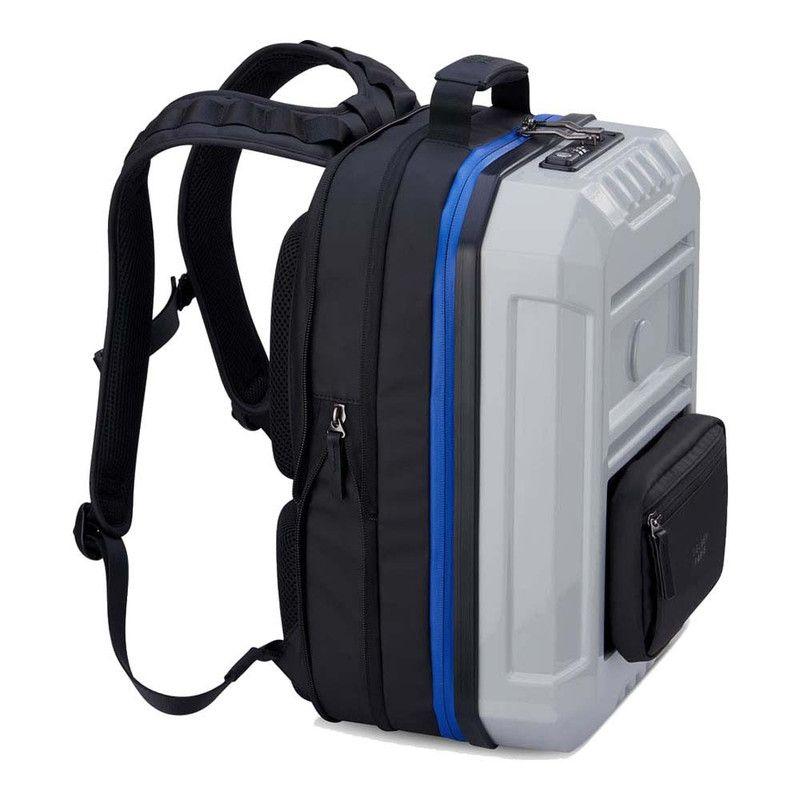 MOCHILA HÍBRIDA PORTANOTEBOOK 14" EXPANDIBLE DELSEY REMPART GRIS TORMENTA-7