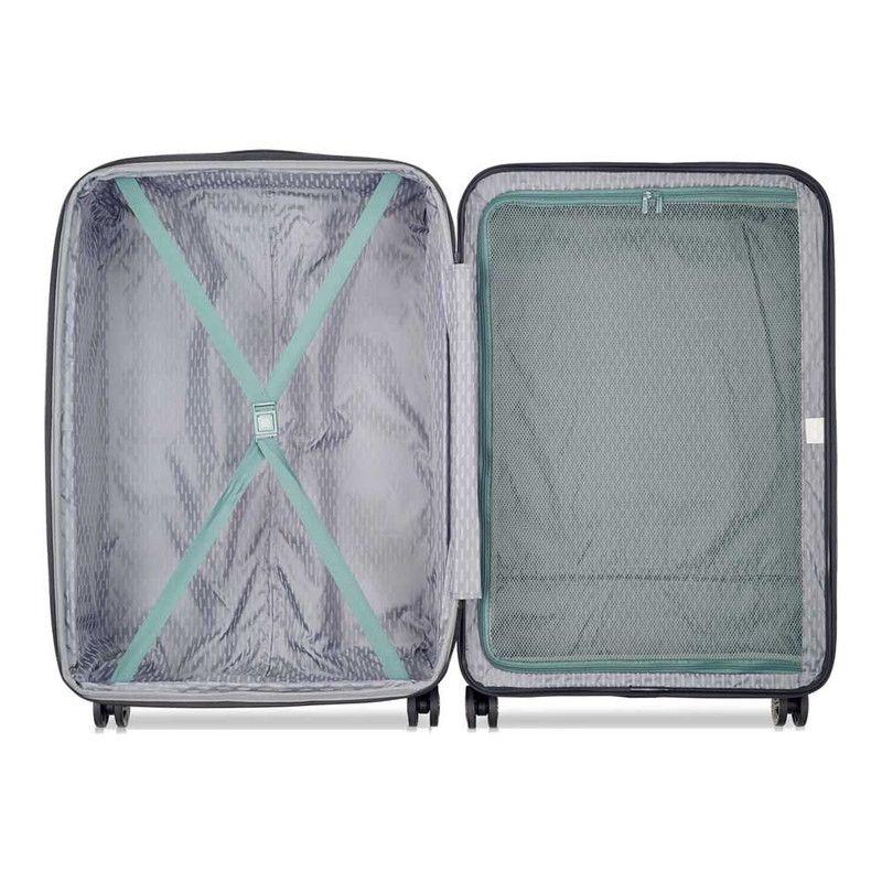 SET DE 3 MALETAS EXPANDIBLES DELSEY AIR ARMOUR VERDE-3