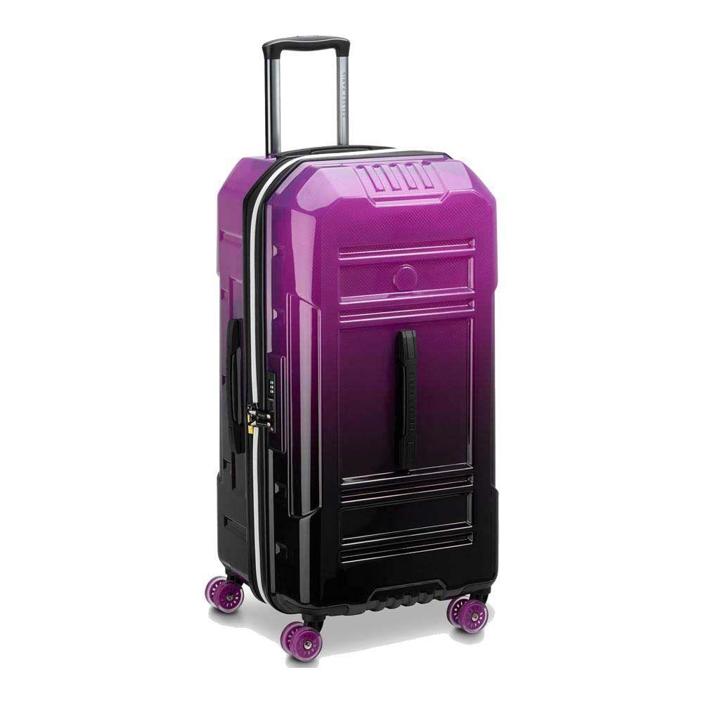 MALETA TRUNK MEDIANA EXPANDIBLE 73 cm DELSEY REMPART VIOLETA TRANSLÚCIDO-1