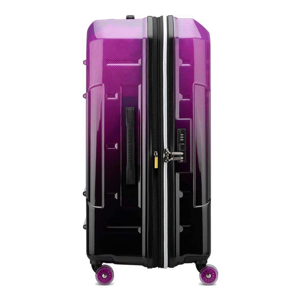MALETA TRUNK MEDIANA EXPANDIBLE 73 cm DELSEY REMPART VIOLETA TRANSLÚCIDO-2
