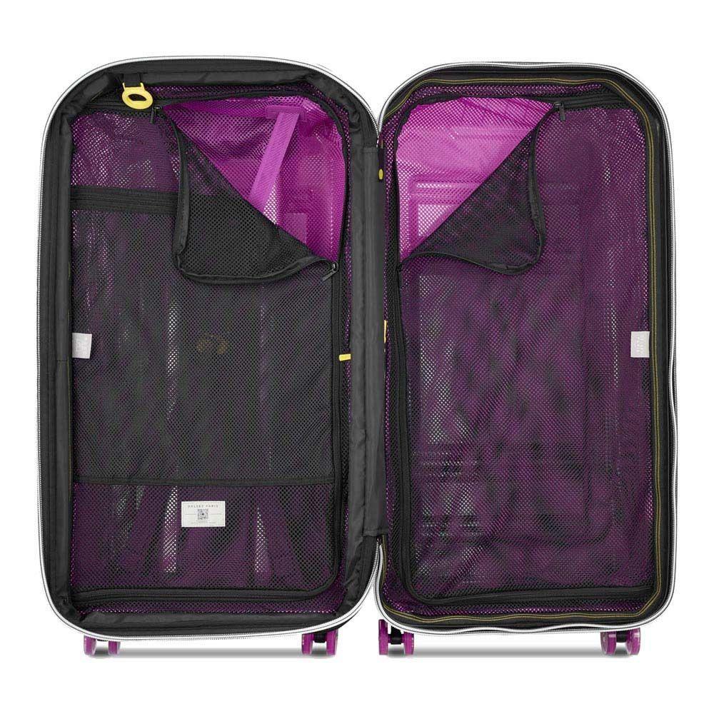 MALETA TRUNK MEDIANA EXPANDIBLE 73 cm DELSEY REMPART VIOLETA TRANSLÚCIDO-3