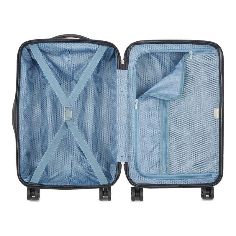 MALETA DE CABINA 55 cm. SLIM DELSEY AIRSHIP CELESTE-2