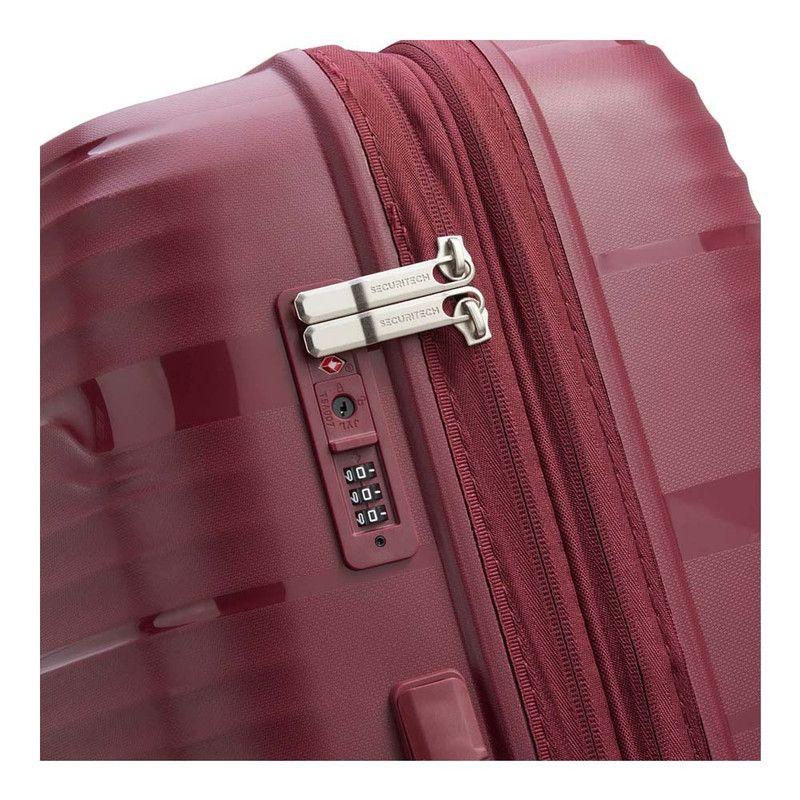 MALETA GRANDE EXPANDIBLE 76 cm. SECURITECH DUNE by DELSEY ROJO-6