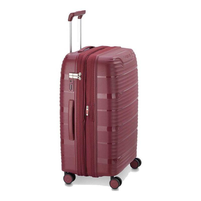 MALETA GRANDE EXPANDIBLE 76 cm. SECURITECH DUNE by DELSEY ROJO-7