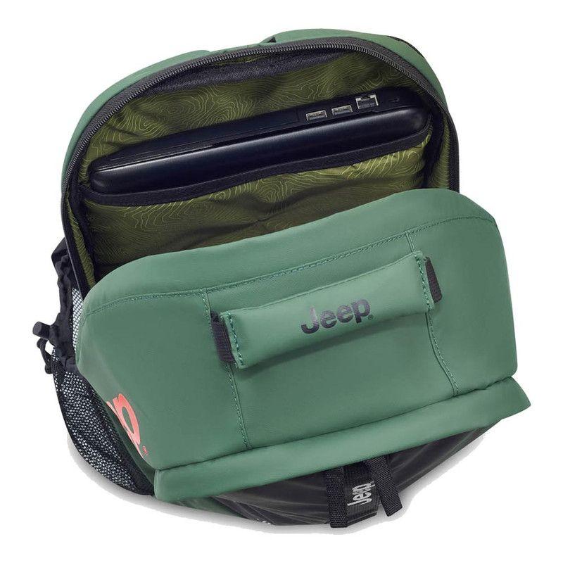 MOCHILA PORTANOTEBOOK 15,6" JEEP BY DELSEY 11B VERDE-6