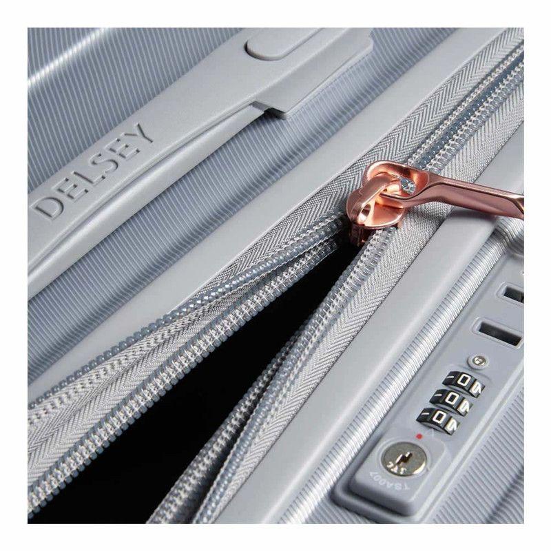 MALETA TRUNK MEDIANA 74 cm. DELSEY SHADOW 5.0 GRIS PLATA-9