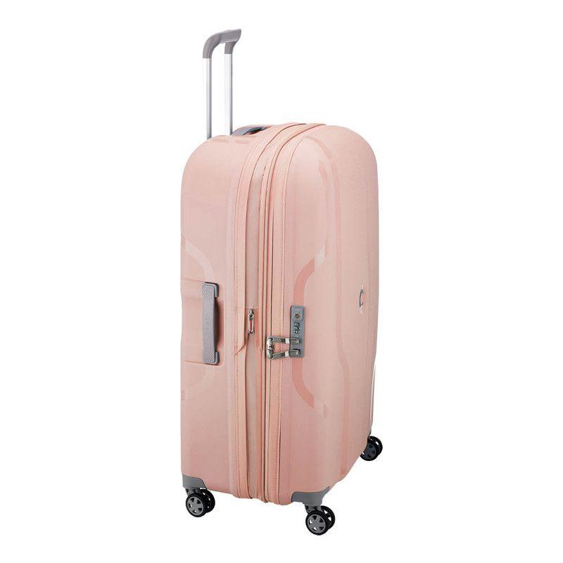 MALETA EXTRA GRANDE EXPANDIBLE 82 cm. DELSEY CLAVEL ROSA-2