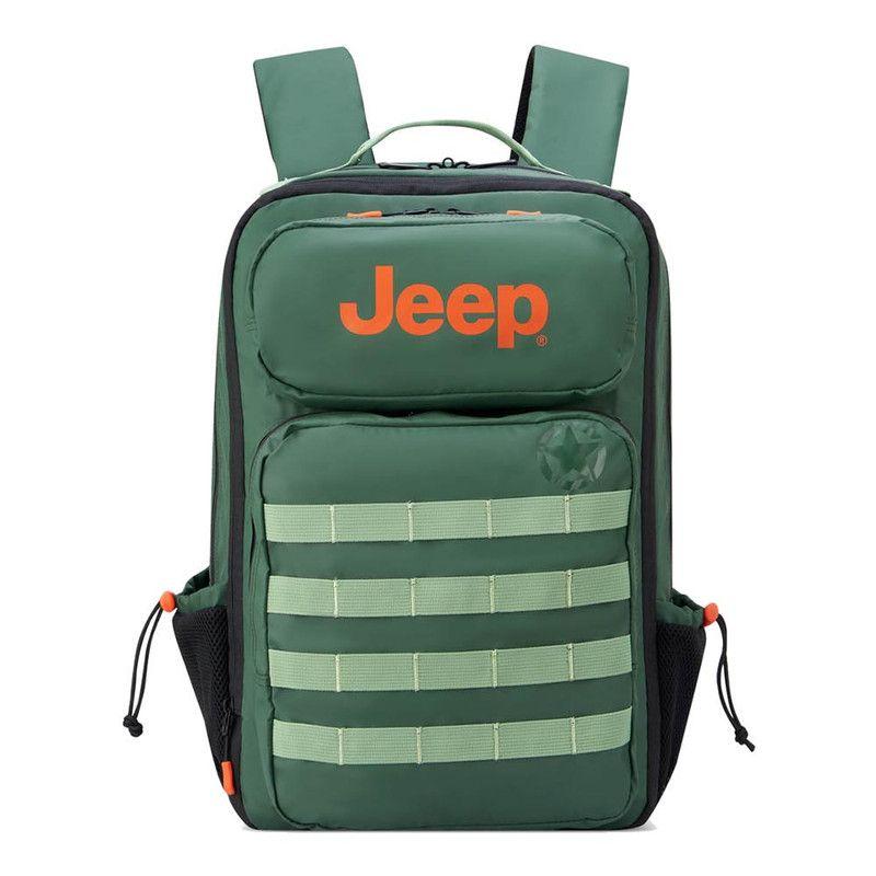 MOCHILA PORTANOT. TACTICA EXP.17" IMPERM. JEEP BY DELSEY 10B VERDE-0