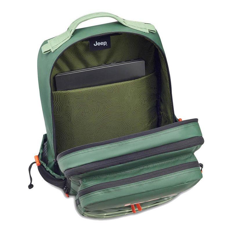 MOCHILA PORTANOT. TACTICA EXP.17" IMPERM. JEEP BY DELSEY 10B VERDE-7
