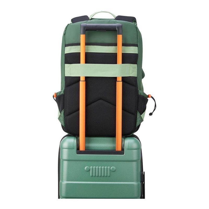 MOCHILA PORTANOT. TACTICA EXP.17" IMPERM. JEEP BY DELSEY 10B VERDE-8