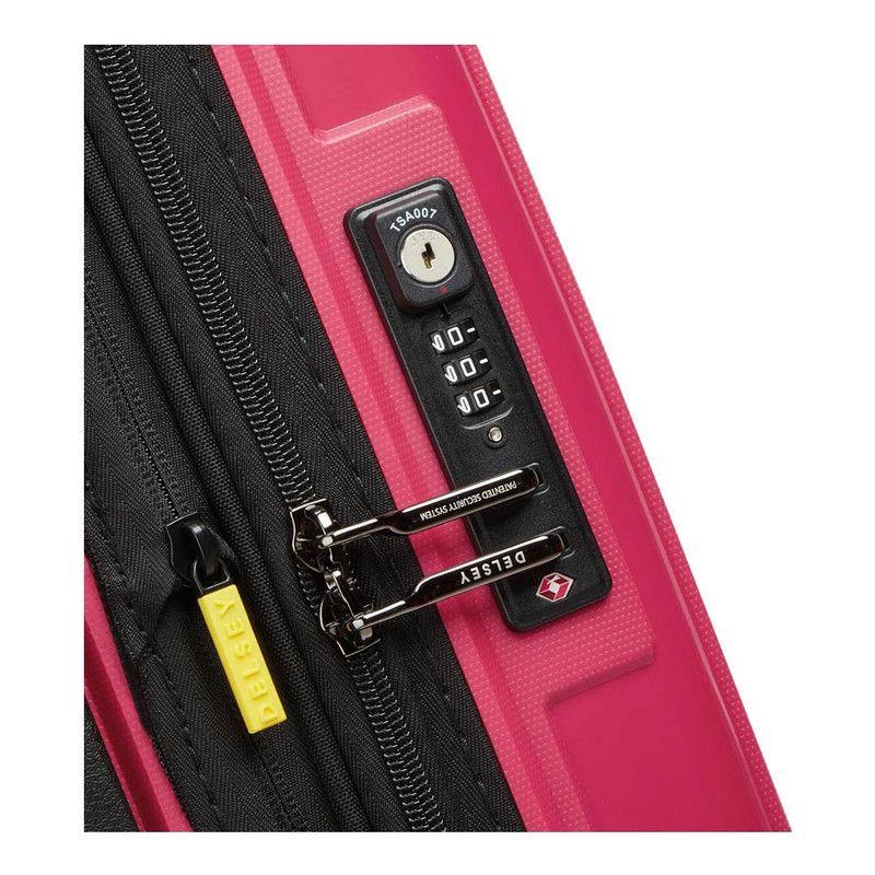 MALETA DE CABINA SLIM EXPANDIBLE 55 cm. DELSEY LUTECE MAGENTA-6